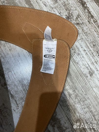 Ремень пояс G-Star кожаный новый
