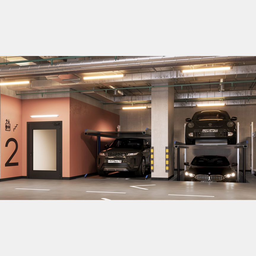 2-к. квартира, 86,4 м², 2/9 эт.
