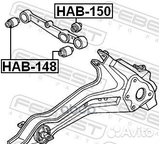 Сайлентблок HAB-148 HAB-148 Febest