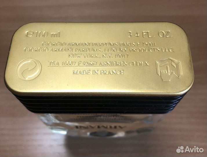 Туалетная вода Armani pour homme 100 ml