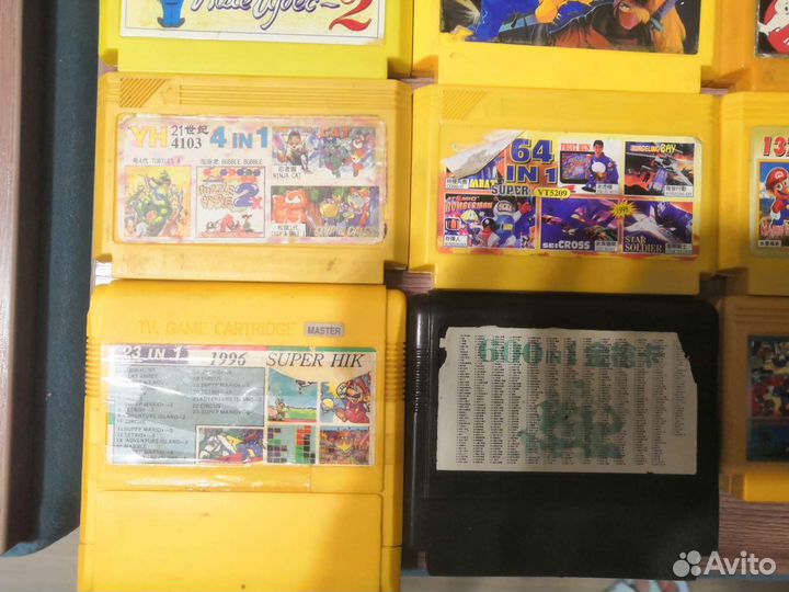 Картриджи для dendy (денди) 80-90 оригинал