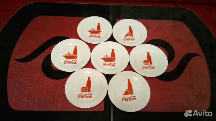 Тарелки coca cola