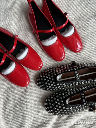 Балетки лак Mary Jane