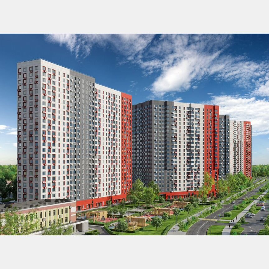 3-к. квартира, 72,4 м², 16/19 эт.