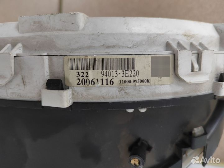 Панель приборов Kia Sorento 1 BL 07г 94013-3E220