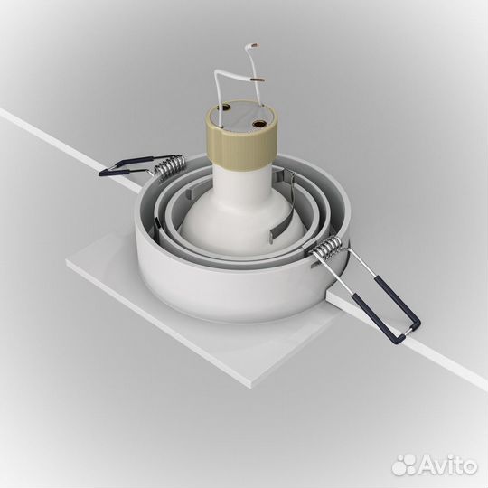 Maytoni Встраиваемый светильник Atom DL024-2-01W