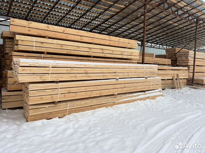 Доска обрезная 25х150х6000мм от производителя