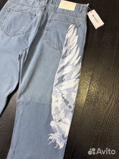 Джинсы широкие Lacoste