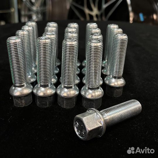 Болты колесные Audi 14*1,5 резьба 50мм 10шт Bimecc