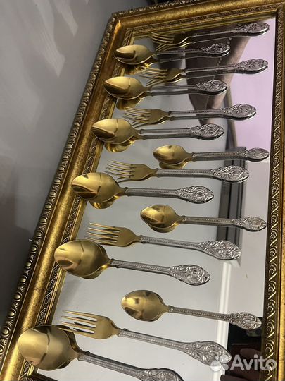 Набор столовый нержавейка СССР 1996 К М Э З