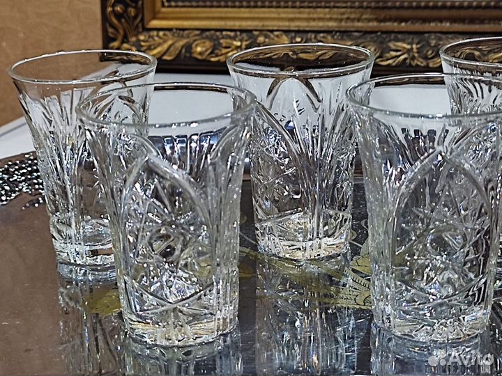 Стопки хрустальные СССР