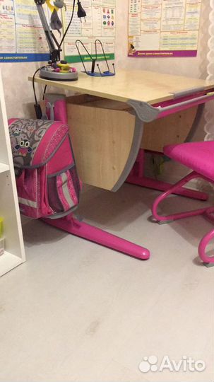 Растущая ортопедичекая парта и стул Дэми