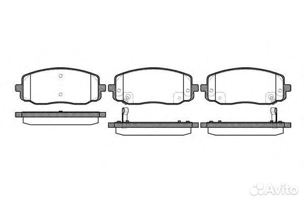 Колодки тормозные передние