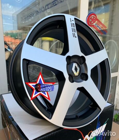 Диски Renault R16 4x100 Black Pol matt