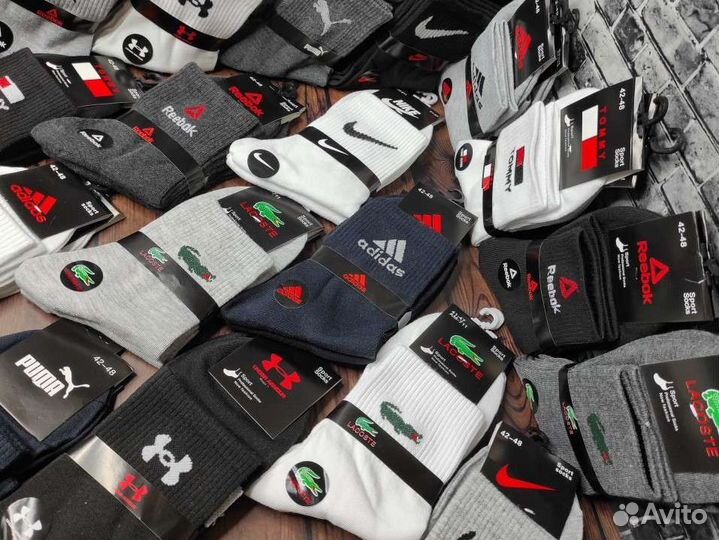 Носки Nike Adidas Puma Reebok качество
