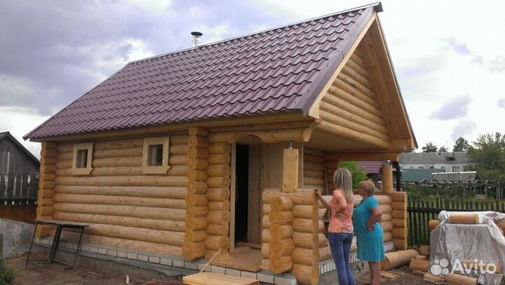 Срубы домов и бань