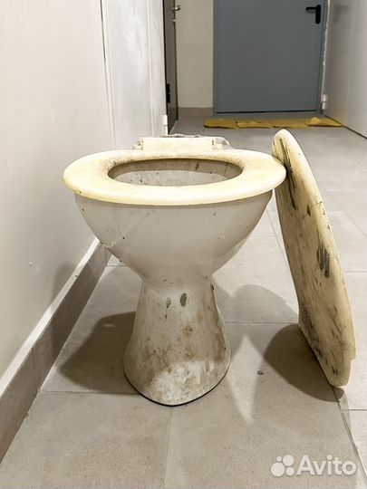 Унитаз строительный б/у