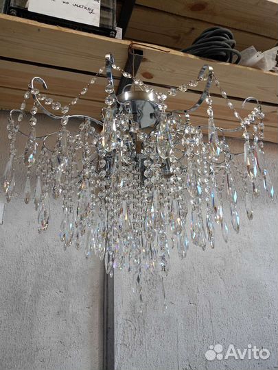 Люстра потолочная большая бу