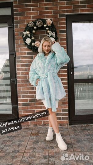 Шубка из экомеха