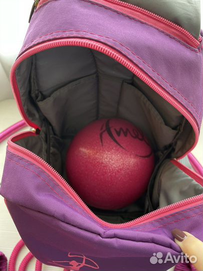 Для гимнастики: обруч, скакалка, мяч, рюкзак