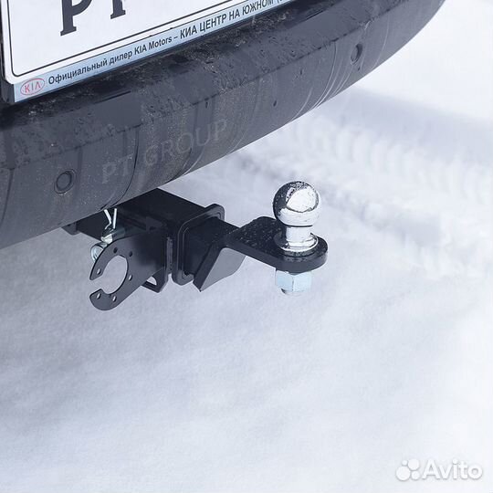 Фаркоп KIA Sportage 2010-2015 съемный квадрат