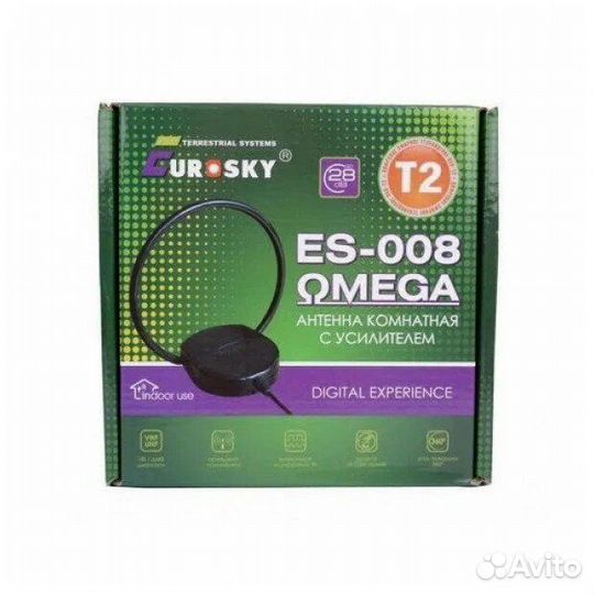 Комнатная антенна для цифрового тв ES-008 omega