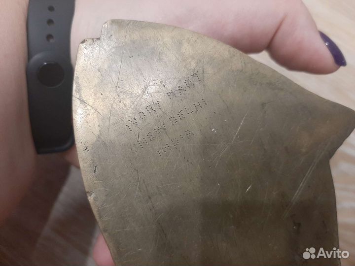 Пепельница в форме рыбы (латунь) Индия