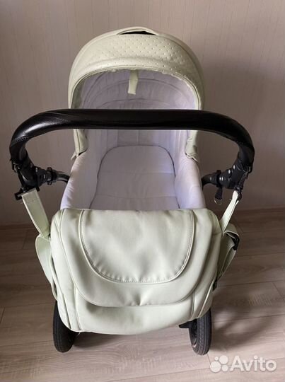 Коляска 2 в 1 Indigo эко кожа