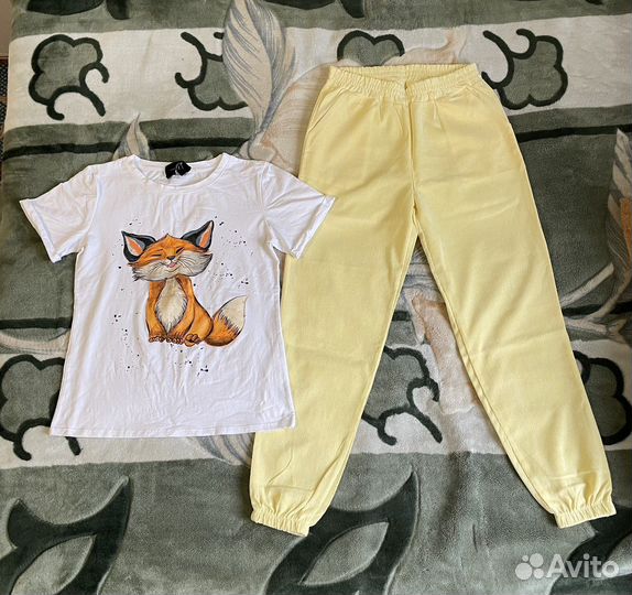 Джогеры, штаны женские, микровельвет 40-42