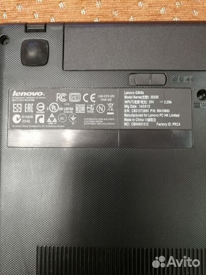 Ноутбук lenovo g505s