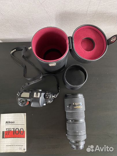 Фотоаппарат Nikon F100 и объектив Nikon ED