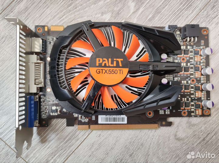 Видеокарта Nvidia GTX 550ti 1Gb