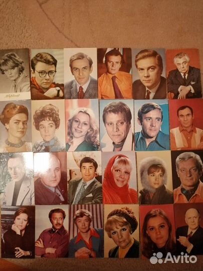 Актёры советского кино открытки и книга