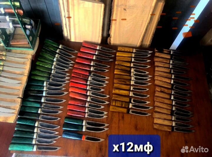 Нож Кованный 110х18ш и х12мф