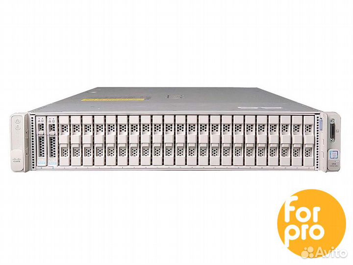 Сервер cisco UCS c240 M5 24SFF 2x6140Gold 48GB