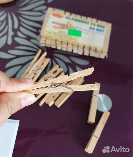Прищепки деревянные