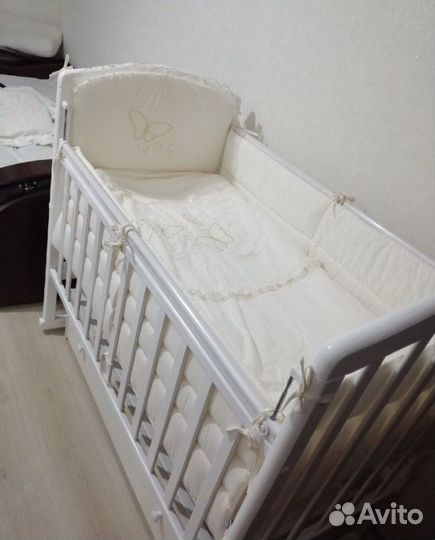 Комплект постельного белья в детскую кроватку