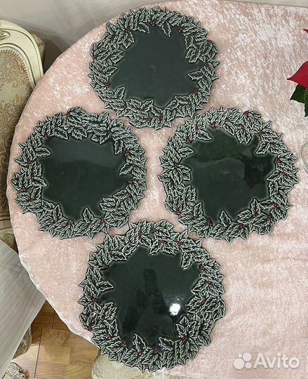 Тарелки,Тарелки новогодние, Керамика