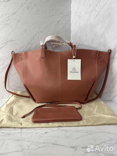 Сумка polène Cyme Mini (пыльная роза)