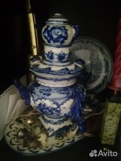 Самовар гжель