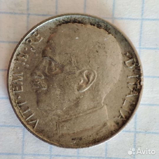 Коллекции монета 1925 г Италия