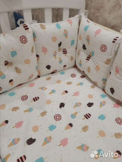 Бортики в детскую кроватку