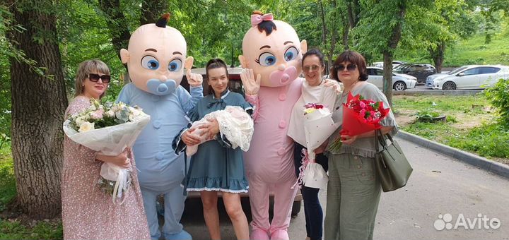 Поздравления на день рождения. Ростовые куклы. Шоу