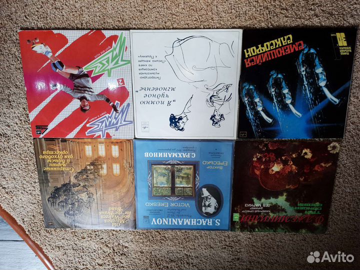 Виниловые пластинки СССР