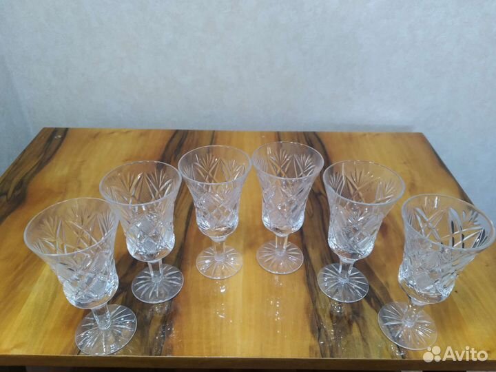 Фужеры хрустальные СССР
