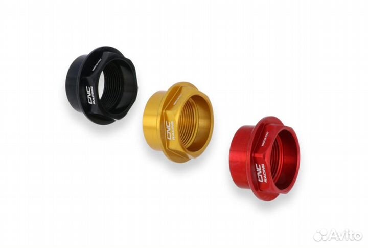 Гайка передней оси CNC Racing DA396G золотой