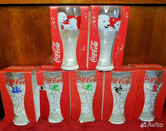 Стаканы Кока-Кола новогодние и Сочи 2014