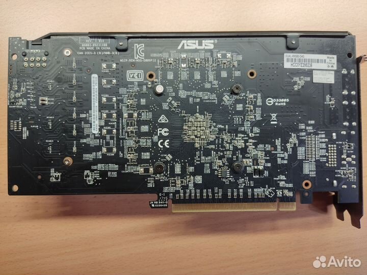 Видеокарта asus RX-580 4GB