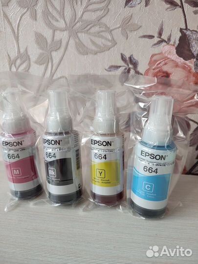 Оригинальная краска на Epson