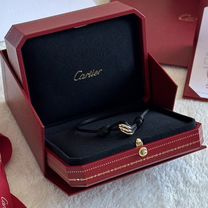 Браслет Cartier Trinity, чёрная нить, оригинал